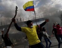 Ecuador to halt oil production amid protests over hike in fuel cost