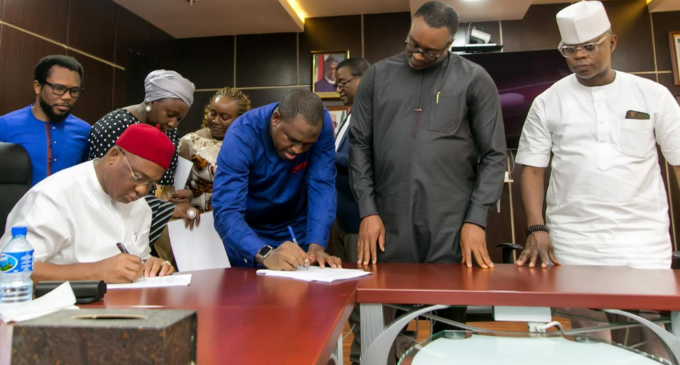 AMCON hands over Standard Shoe Company Limited to Imo government