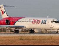 Dana Air plane skids off Lagos airport runway