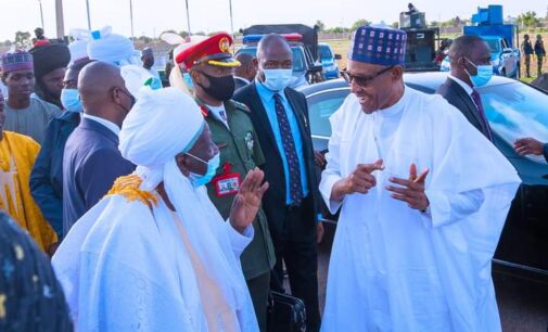 PHOTOS: Buhari arrives Daura for Eid celebration