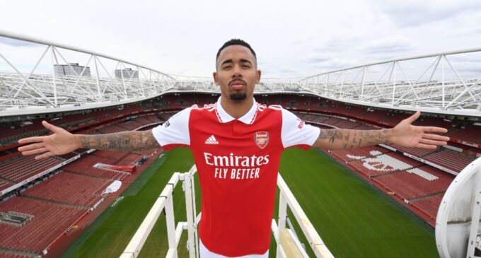 Gabriel Jesus joins Arsenal from Man City for £45m