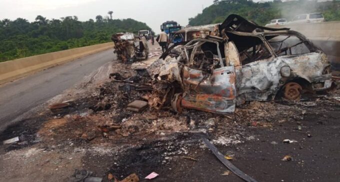 18 killed as buses collide on Lagos-Ibadan expressway