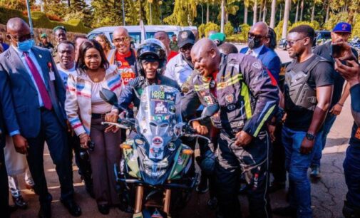 London to Lagos bike trip: You made Nigeria proud, Osinbajo tells Kunle Adeyanju