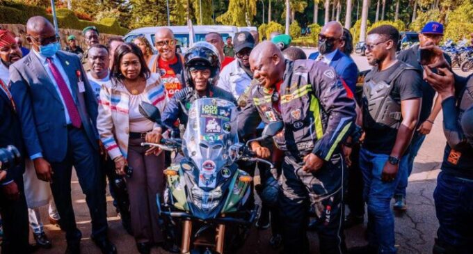 London to Lagos bike trip: You made Nigeria proud, Osinbajo tells Kunle Adeyanju
