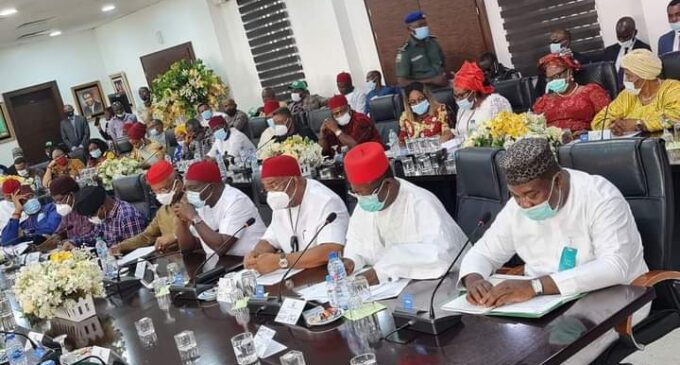 Save our land from insurgency, Igbo elders tell south-east governors