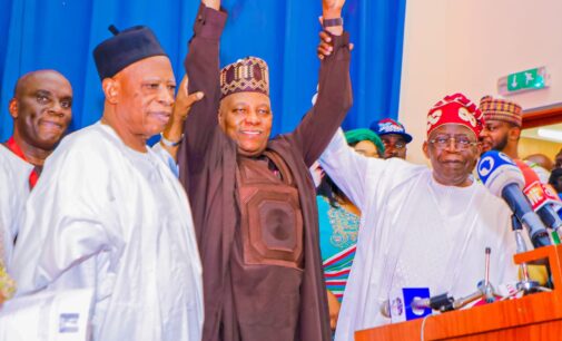 PHOTOS: APC unveils Shettima as vice-presidential candidate