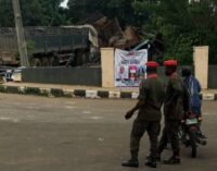 Truck loaded with bags of rice crashes into agricultural varsity in Oyo