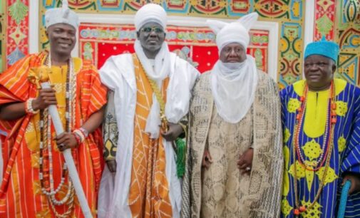 Osun monarch celebrates Buratai as ex-army chief is turbaned as ‘Garkuwan Keffi’