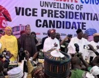 IT’S OFFICIAL: Tinubu unveils Shettima as running mate