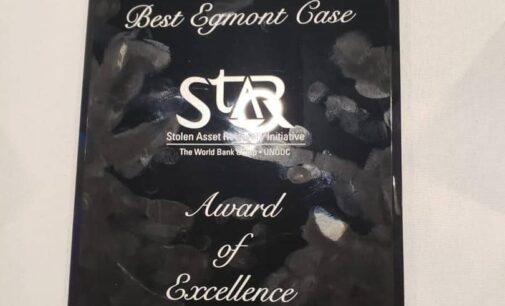 NFIU: We won Egmont Award for excellence in intelligence cases
