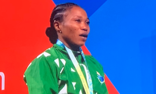 Olarinoye Adijat wins Nigeria’s first gold medal at Commonwealth Games