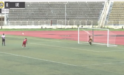 WATCH: Remo Stars player kicks penalty to throw-in ‘in protest of bad officiating’
