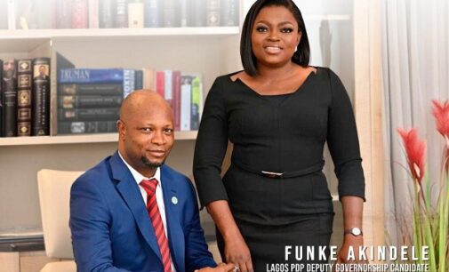 Funke Akindele drops estranged husband’s name from campaign poster
