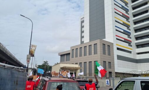 Telecom workers picket MTN office, demand better welfare for Nigerian workers