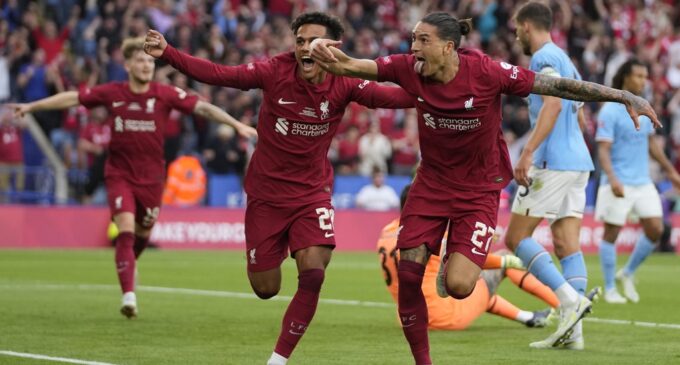 Darwin Nunez leads Liverpool to first FA Community Shield win in 16 years