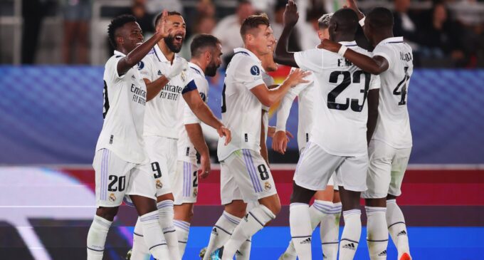 Real Madrid win Super Cup for fifth time