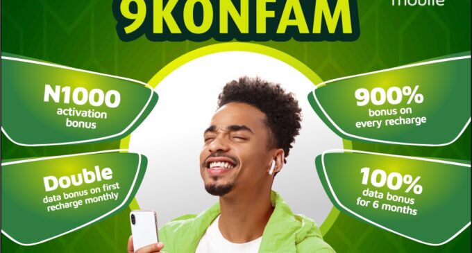 9mobile offers massive voice and data bonuses with the new 9Konfam package
