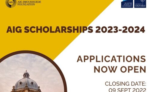 APPLY: AIG scholarships open for 2023-2024 PG degree in Policy at Oxford varsity