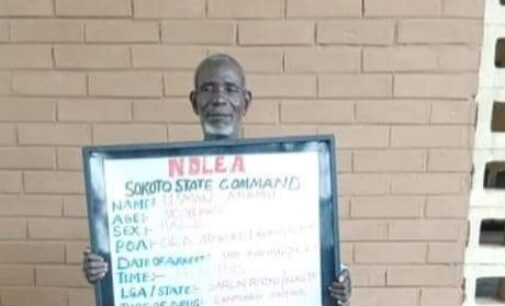 NDLEA arrests 90-year-old retired soldier for ‘supplying drugs to bandits’