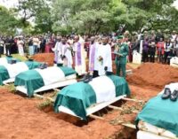 PHOTOS: Army captain, 4 soldiers killed in attack on presidential guards laid to rest