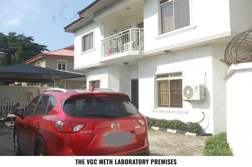 Methamphetamine laboratory Lagos