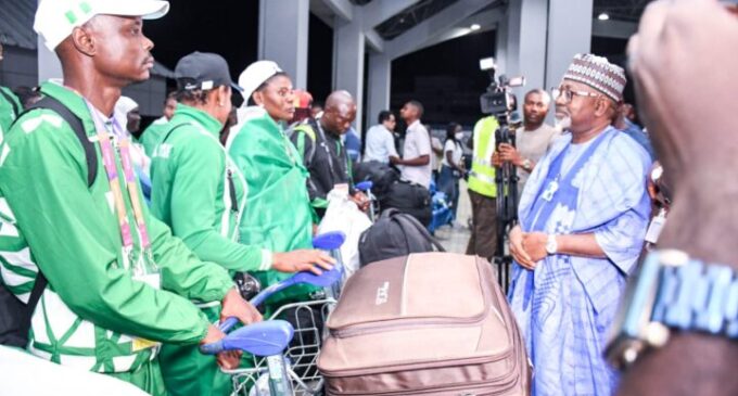 CWG: Team Nigeria gets heroic welcome in Abuja