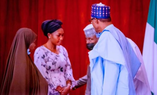 PHOTOS: Buhari meets with relatives of abducted train passengers