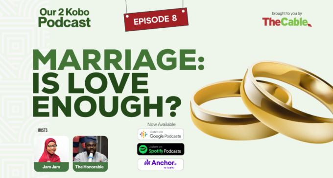 Our Two Kobo podcast: Marriage — Is love enough?