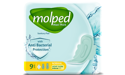 Hayat Kimya launches Molped with Antibacterial Protection sanitary pad