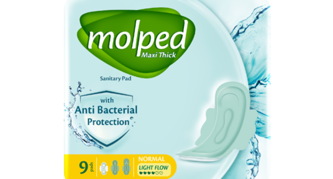 Hayat Kimya launches Molped with Antibacterial Protection sanitary pad