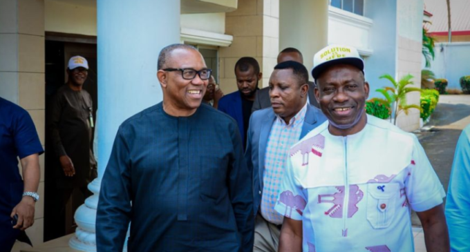 PHOTOS: Peter Obi meets with Soludo in Anambra