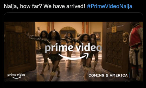 Prime Video shoutouts Nigerians in an iconic Tweet