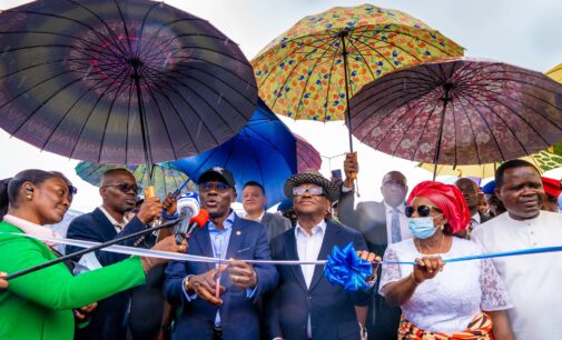 PHOTOS: Sanwo-Olu attends inauguration of flyover in Rivers
