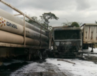 Trucks destroyed as gas station near RCCG camp explodes