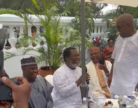 EXTRA: ‘Wike lule’ — Obaigbena, Tambuwal mock Rivers governor at funeral