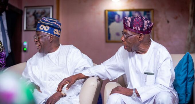 EXTRA: Tinubu has added ’emi lọ kàn, olule’ to Yoruba political dictionary, says Obasanjo