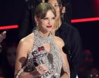 Taylor Swift becomes first artiste to claim entire top 10 on Billboard Hot 100