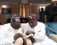PHOTOS: Tinubu, Obasanjo meet in Abeokuta
