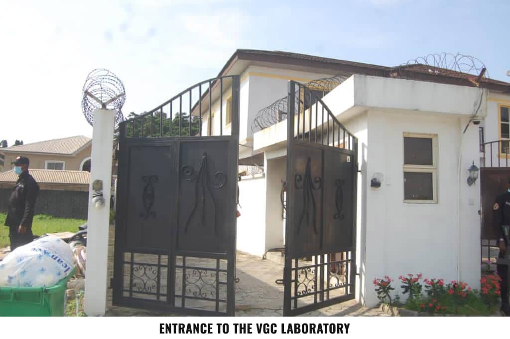 Methamphetamine laboratory Lagos