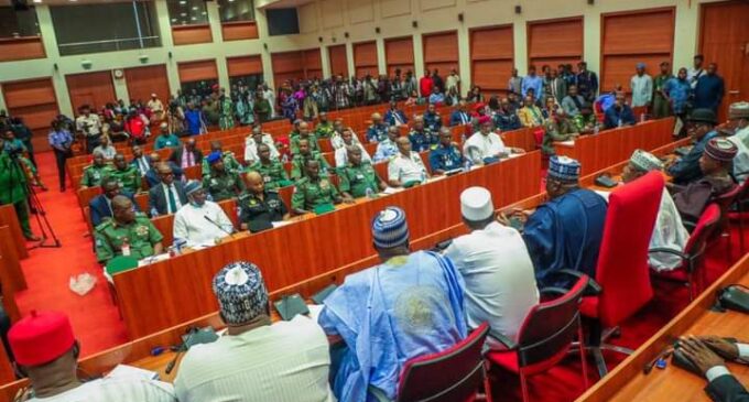 Security situation frightening, says Lawan as senate meets military chiefs in Abuja
