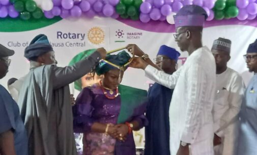 Rotary Club of Ikeja-Alausa central installs Adebukunola Soile-Balogun as president