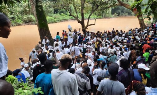Osun-Osogbo festival: Despite proven contamination, devotees drink from Osun river