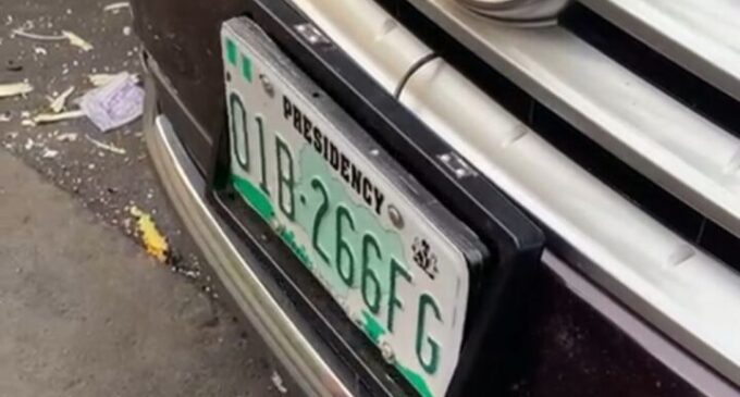 Rotational number plate in viral video illegal, says FRSC