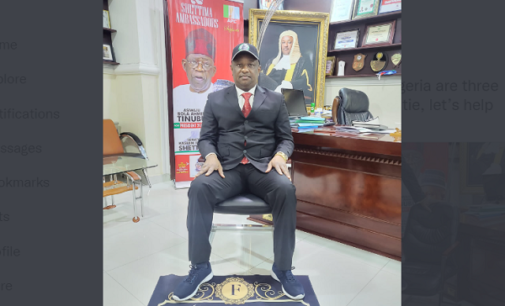 EXTRA: ‘Let’s make them real issues’ — Keyamo replicates Shettima’s NBA outfit