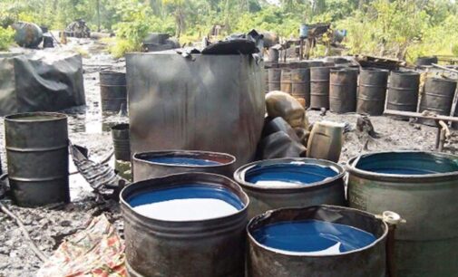 Navy arrests 10 persons for ‘oil bunkering’, seizes 7k barrels of crude in Akwa Ibom