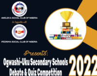 Social clubs to organise quiz, debate contest for secondary school students in Delta