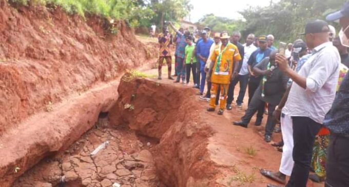 ‘40% of Anambra land under threat’ — Soludo seeks FG’s support to tackle erosion