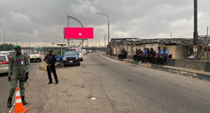ASUU strike: Police deploy officers to Third Mainland Bridge to avert protest