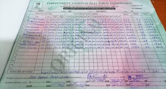 INEC: Why we constantly change colours of election result sheets