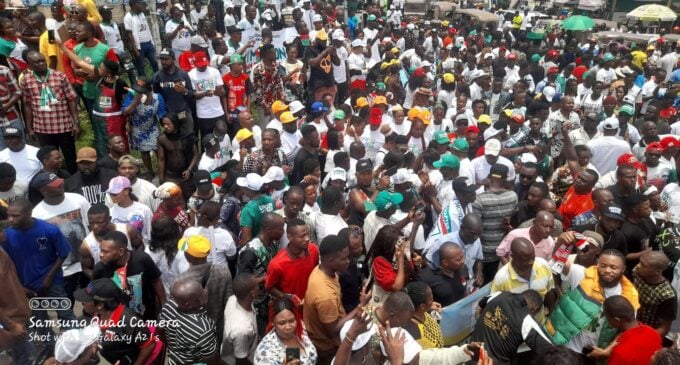 PHOTOS: LP supporters hold rally in Niger, Ebonyi, Plateau